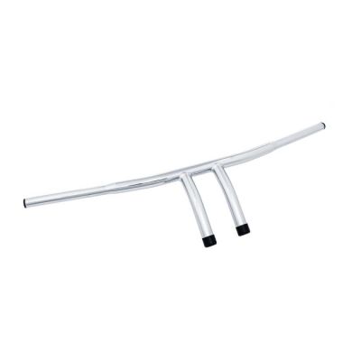 Řidítka 25mm Highway Hawk FAT WISHBONE, šířka 96cm, chrom pro motocykly HONDA, YAMAHA, SUZUKI